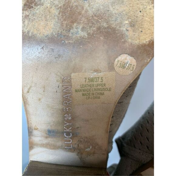 Lucky brand loria leather bootie size 7 1/2 - Picture 9 of 9